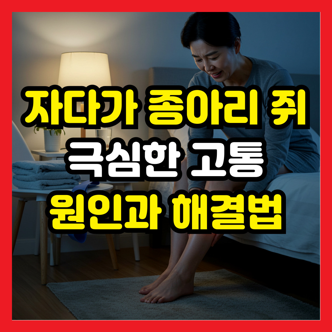 자다가-종아리에-쥐